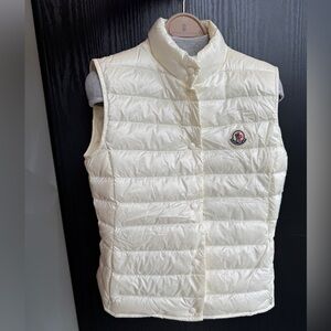 Moncler Cream Puffer Vest